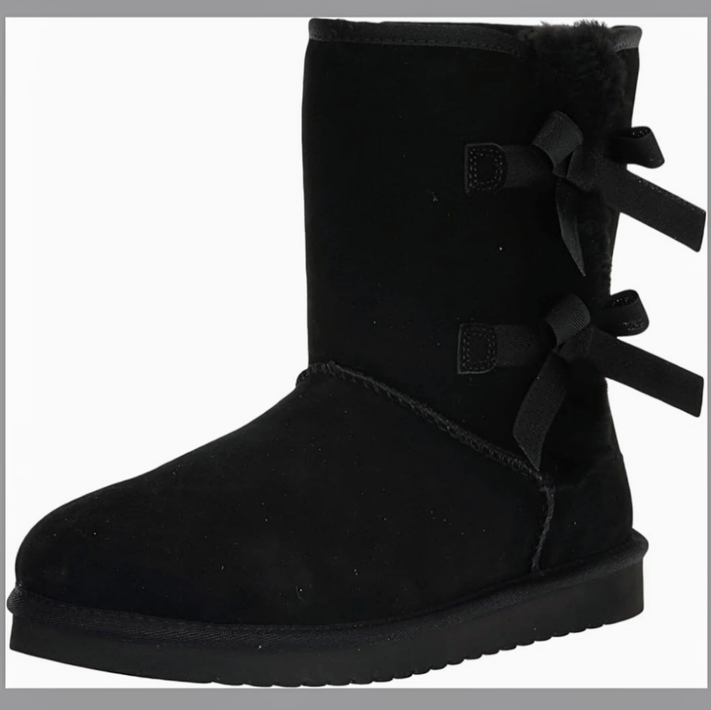 5/$50 EUC Womens Generic Kookaburra Victorian Booties Black Sz. 7.5/8 - Picture 2 of 8